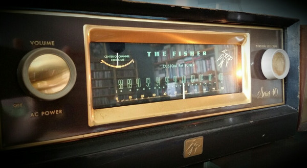 Fisher FM-40 rear